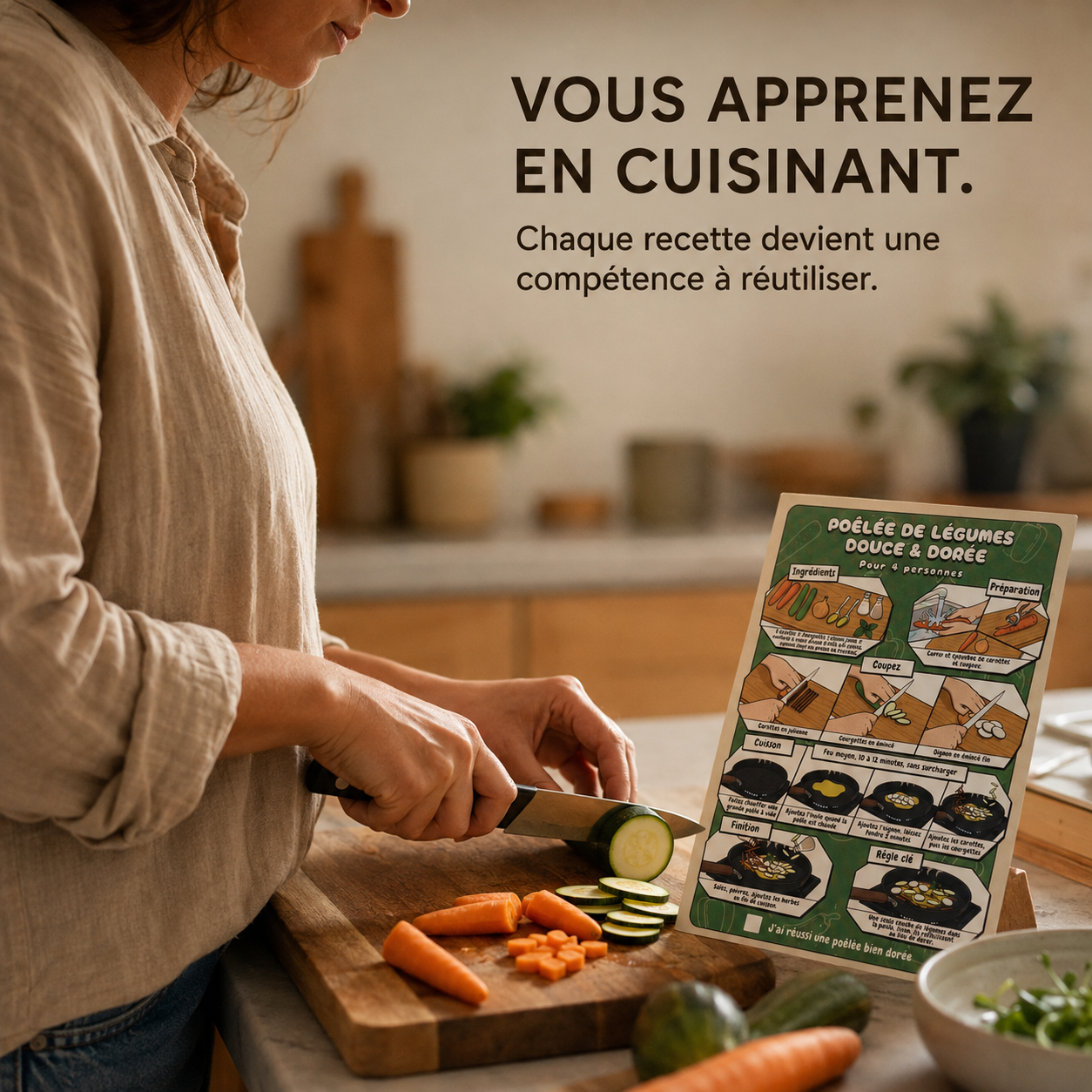 Soyez enfin fier de ce que vous cuisinez.
